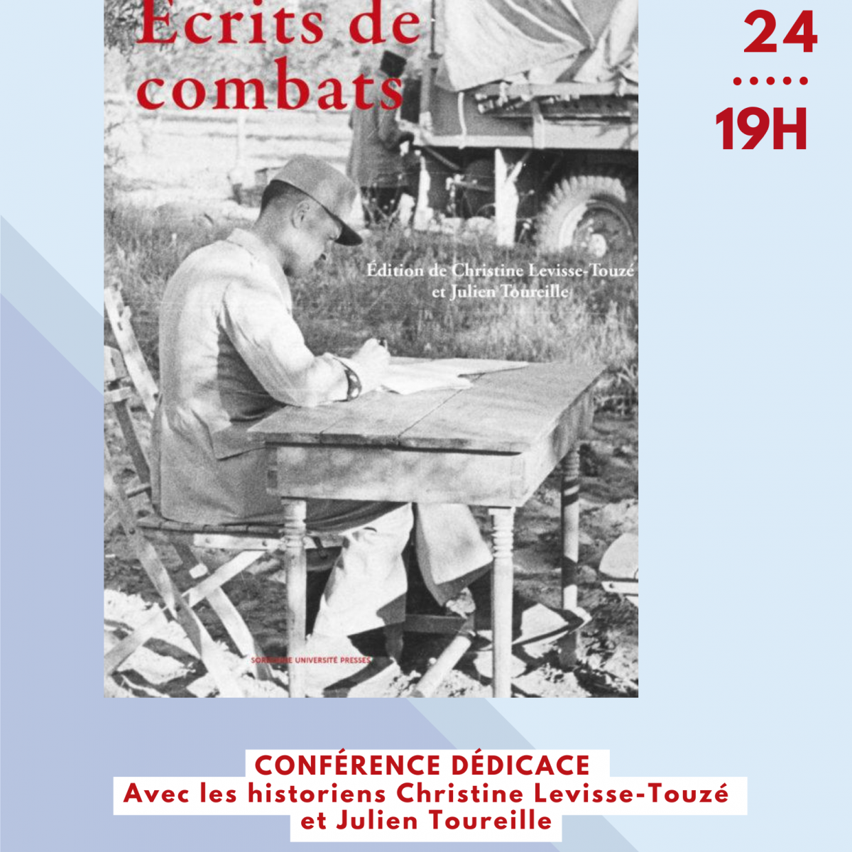 Soirée culturelle "Écrits de combats"